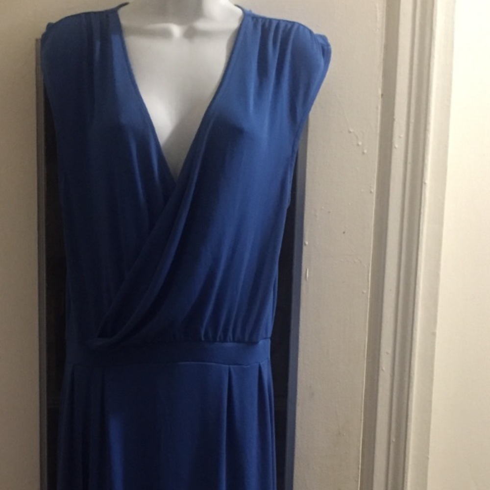 Vivienne Tam 🌹Asymmetrical blue dress.